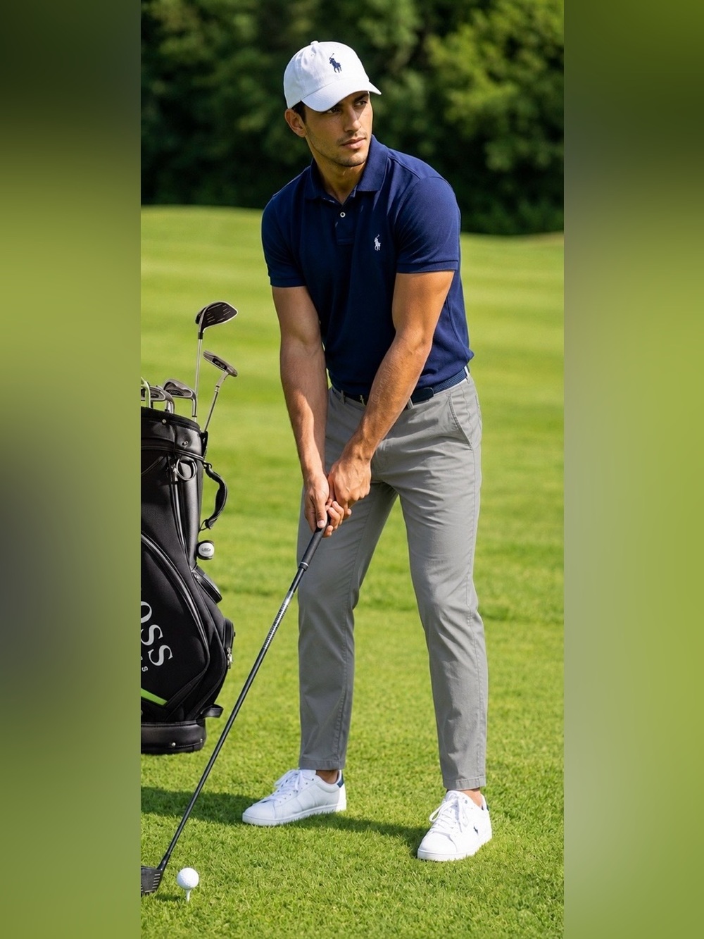 Adidas Golf Pants Men's 40x32 Gray Thin Lightweight Stretchy